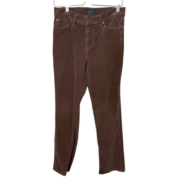 Ralph Lauren Pants - Lauren Jeans Co. Ralph Lauren Brown Corduroy Pants Size 8 Womens Cotton/Elastane